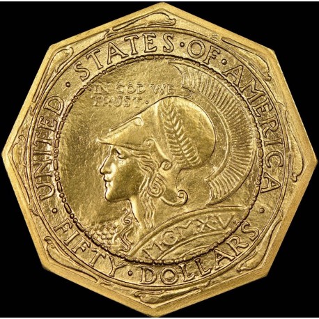 1915 Panama-Pacific $50 Gold